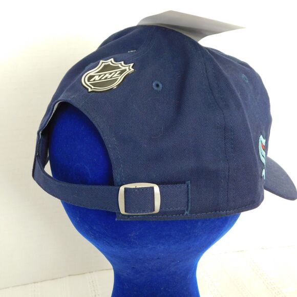 NHL Seattle Kraken Hockey Hat & Coaster Lot Fanatics Adjustable Blue Cotton NWT - Picture 7 of 15